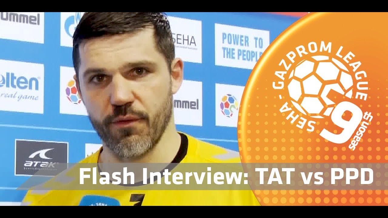 Embedded thumbnail for Tatran Prešov vs. PPD Zagreb - Flash interview